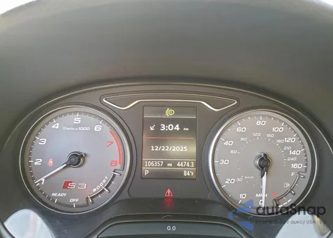 2016 Audi S3 Premium Plus z USA, uszkodzony, nr VIN WAUB1GFF5G1096770